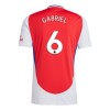 Maglia ufficiale Arsenal Gabriel 6 Casa 2024-25 per Bambino